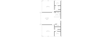 2 bedroom 2 bathroom Floor plan D at The Mobile Lofts, Alabama