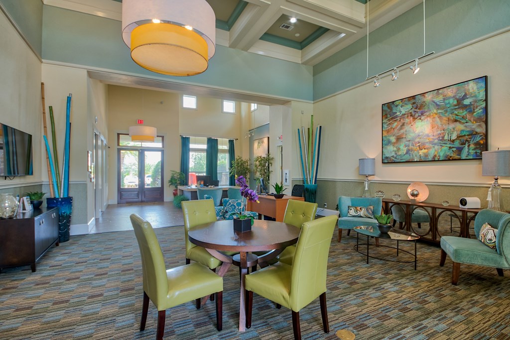 A Room With a Table and Chairs at Villas at Bon Secour Apartments, Gulf Shores, 36542