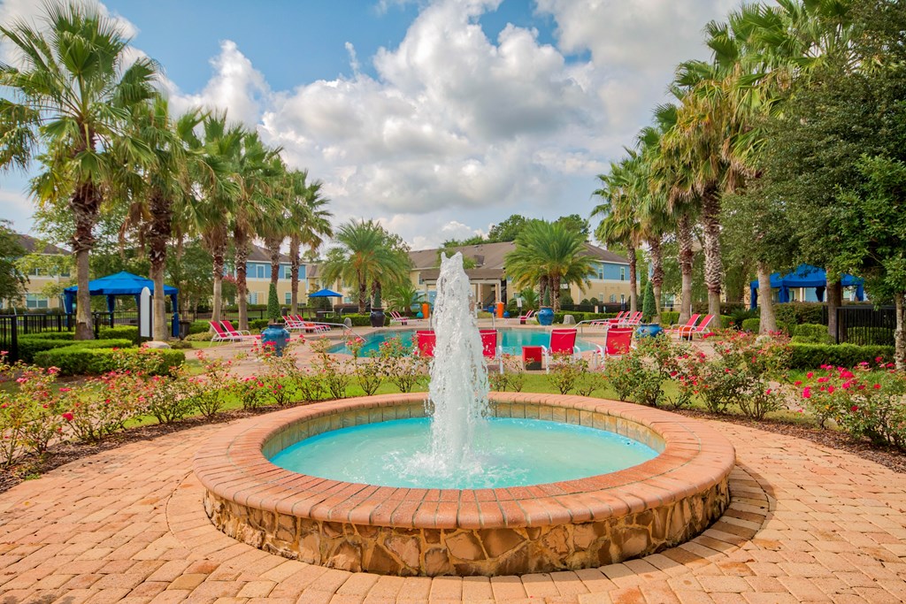 A Fountain at Villas at Bon Secour Apartments, Gulf Shores, AL, 36542