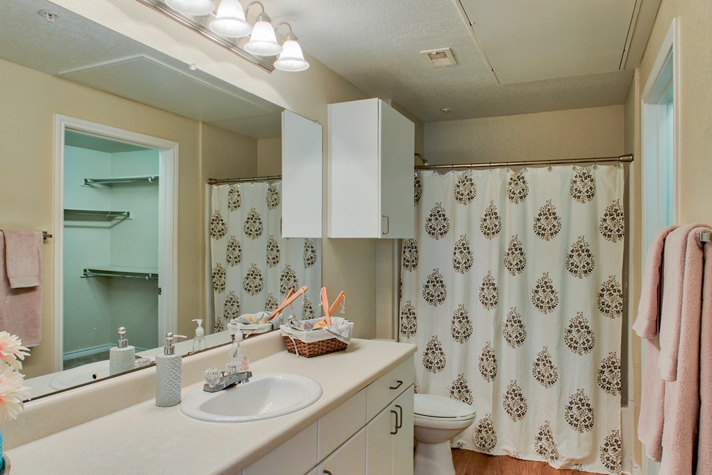 A Bathroom With a Sink at Villas at Bon Secour Apartments, Alabama, 36542