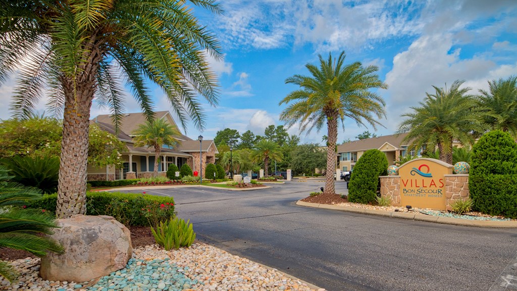 A Road-side View of Property at Villas at Bon Secour Apartments, Alabama