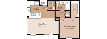 1 bed 1 bath at Ashton Oaks Apartments, New Port Richey, FL