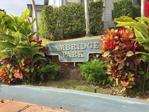 Cambridge Park Signage