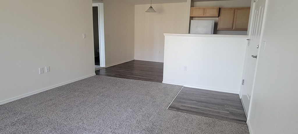 Larkspur Apartments two bedroom unit living room