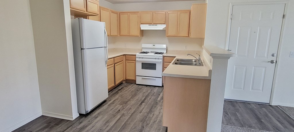 Larkspur two bedroom unit kitchen