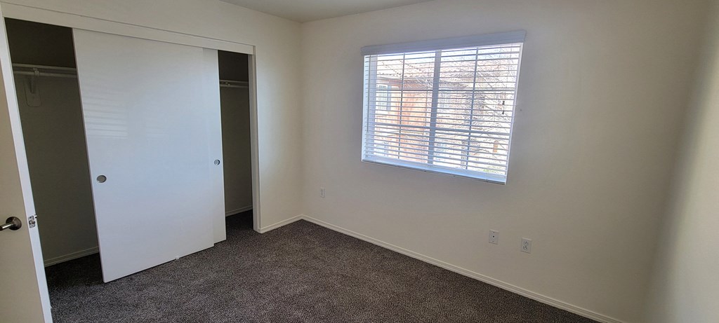 Larkspur two bedroom unit bedroom