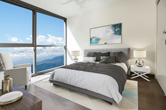 Hale Kalele Apartments Bedroom with view