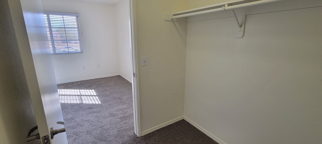 Larkspur two bedroom unit bedroom closet