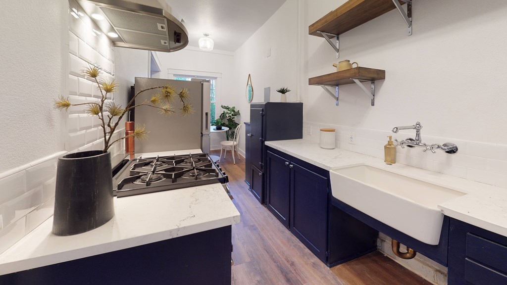 The Villa Elaine one bedroom kitchen