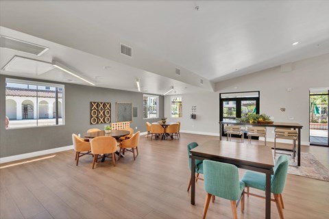Somis Ranch Clubhouse Interior with Tables and Chairs