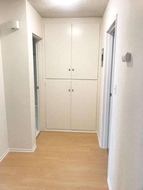 1301 Havenhurst interior apartment hallway and storage closets