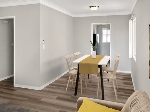 1803 North Harvard dining table