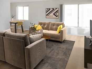 1803 North Harvard furnished living room 1803 North Harvard furnished living room - Photo Gallery 5
