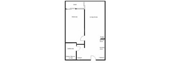 1x1 Floorplan-LH Bath (Units 1-3-11-13) wording