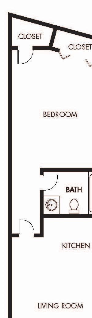 Axiom Westwood Luxury Apartments one bedroom one bathroom floor plan Axiom Westwood Luxury Apartments one bedroom one bathroom floor plan