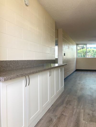 Punahou Heights bar counter and storage