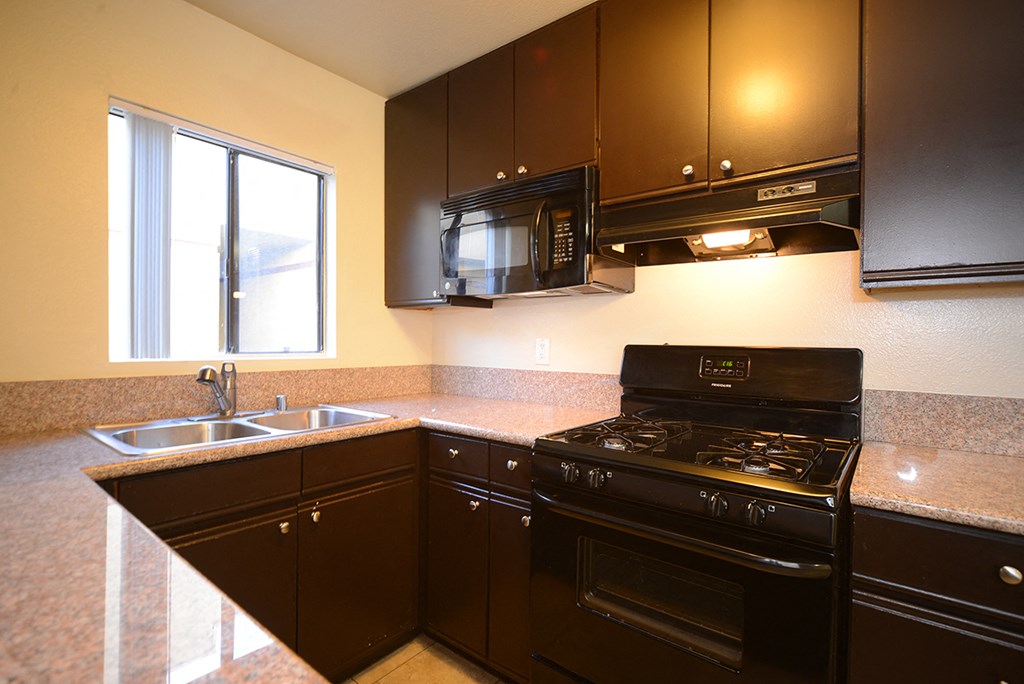 Monarch Terrace kitchen with appliances