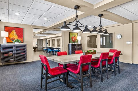 Traditions at LafayetteCommunity Kitchen and Dining Area