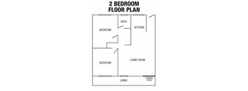 Waikahe two bedroom floorplan