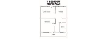 Waikahe one bedroom floorplan