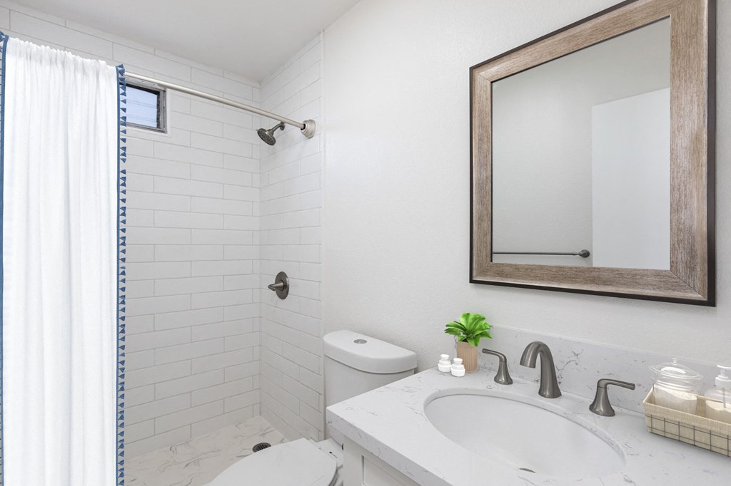 2848 Date St One Bedroom Staged-Bathroom