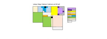 Larkspur Village two bedroom floorplan