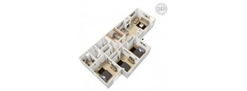 The Forest at Duck Creek 3 bedroom 2 bathroom floor plan