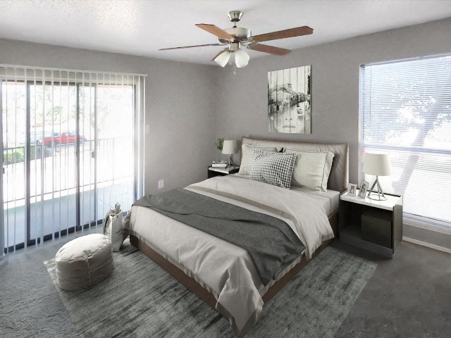 The Forest at Duck Creek bedroom with decor