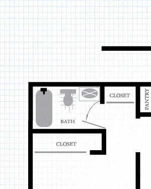 Coconut Inn 1 bedroom 1 bathroom floor plan Coconut Inn 1 bedroom 1 bathroom floor plan