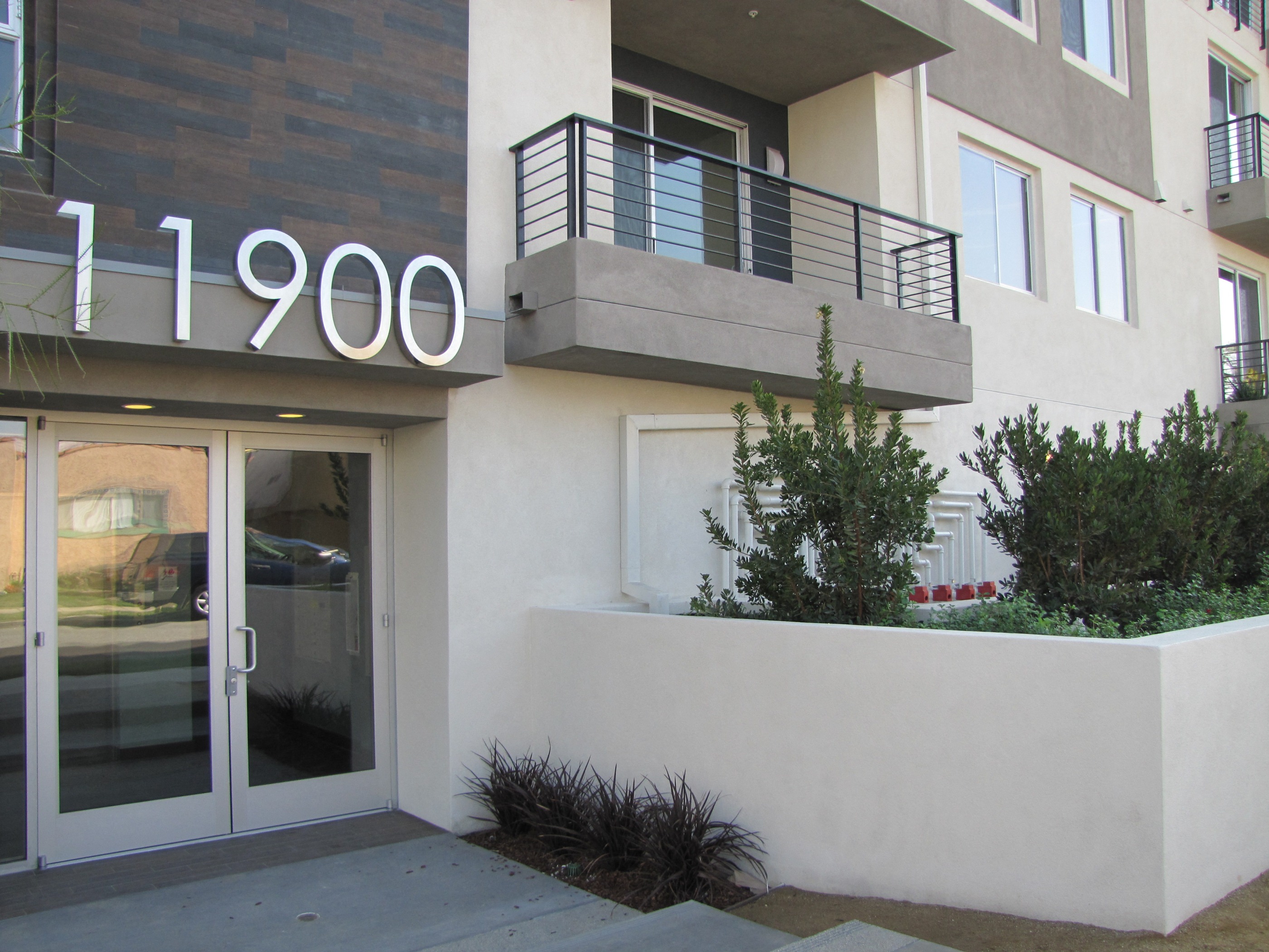 Azure the Residences exterior building entrance