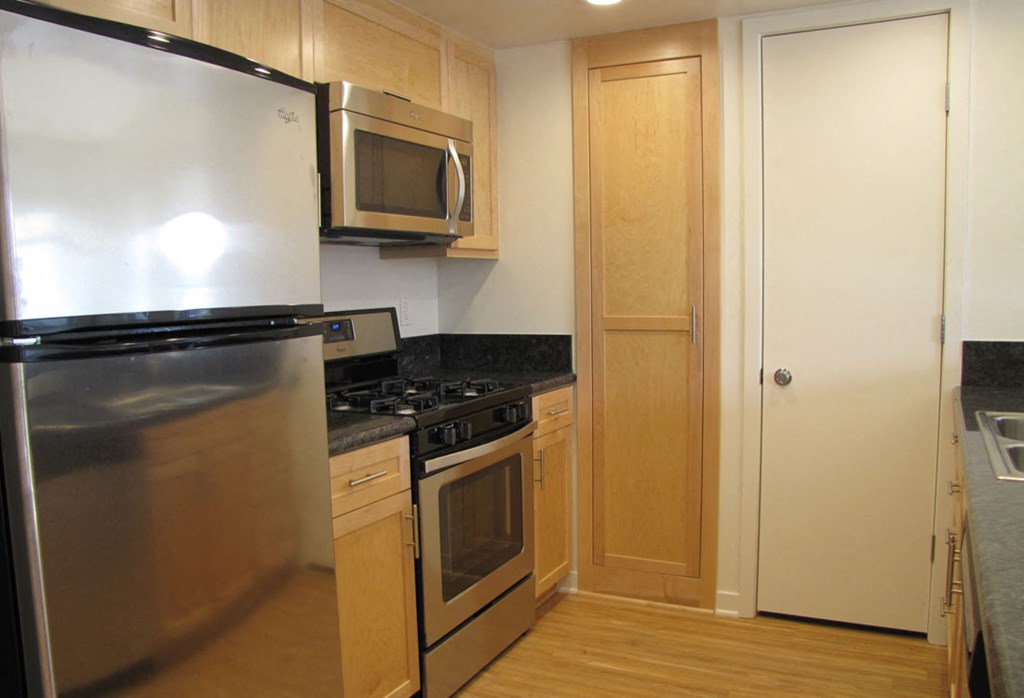 Mayfair Residences kitchen area with appliances
