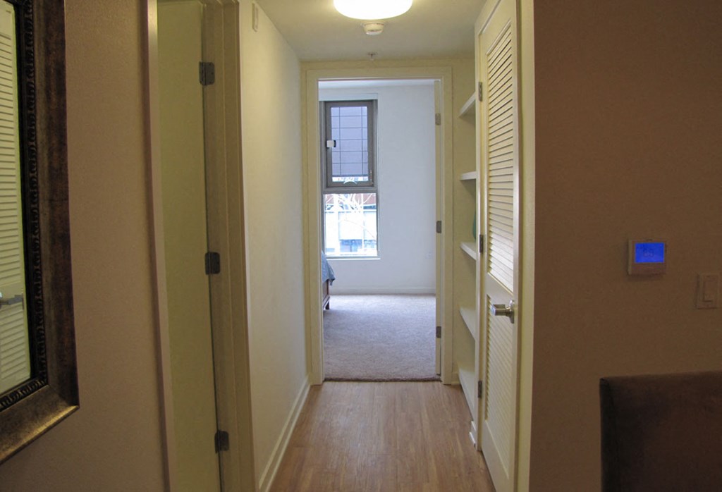 Mayfair Residences apartment hallway and rooms