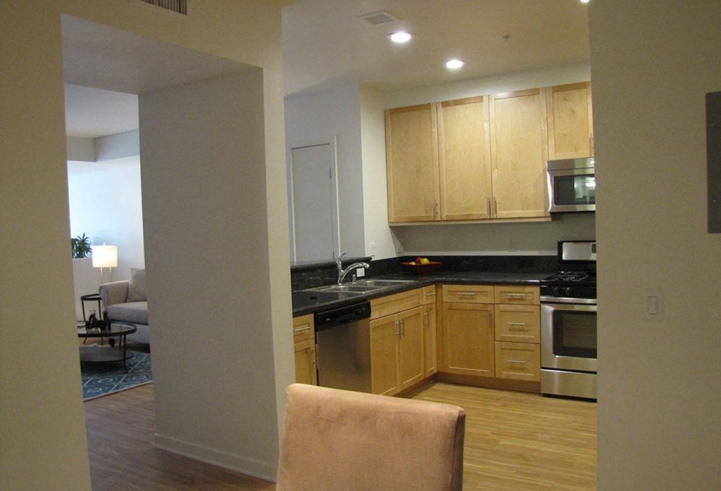 Mayfair Residences kitchen area with appliances
