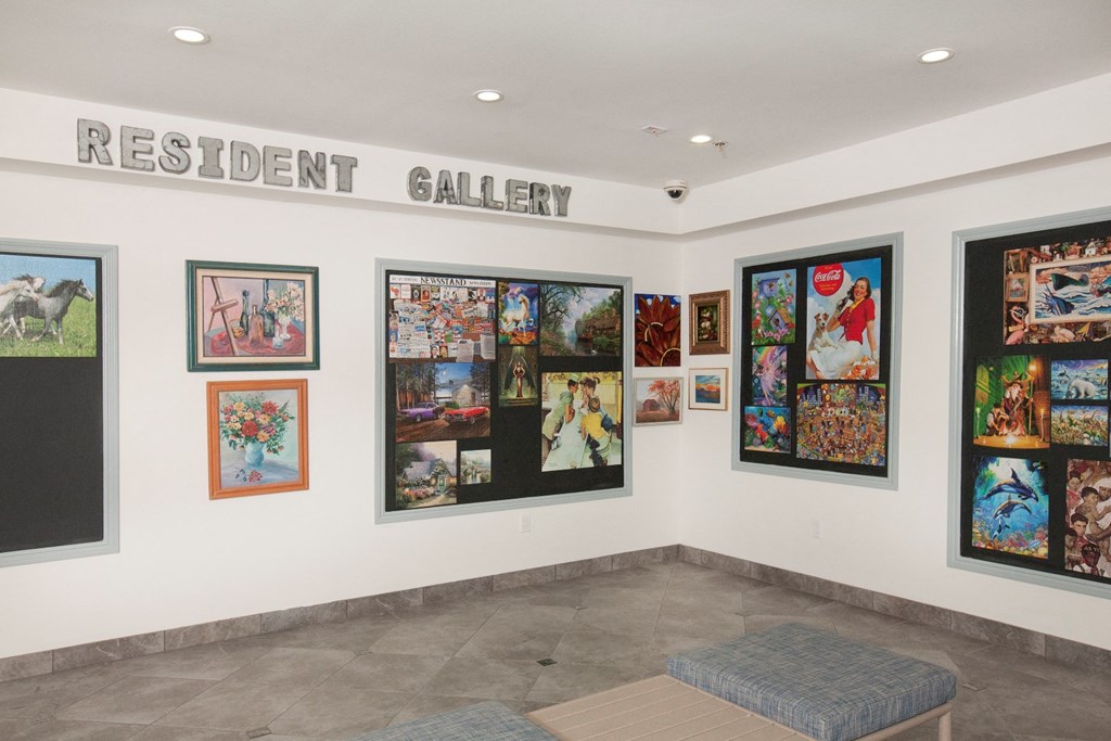 Horizons at Calabasas resident art gallery