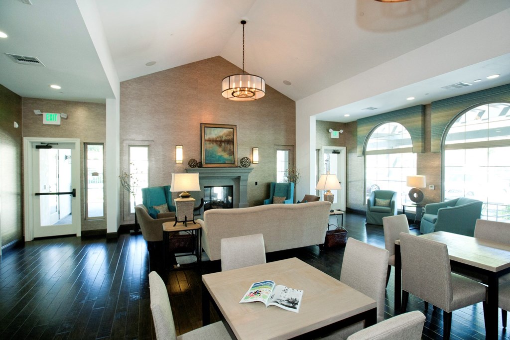 Horizons at Calabasas fully furnished dining area and living room