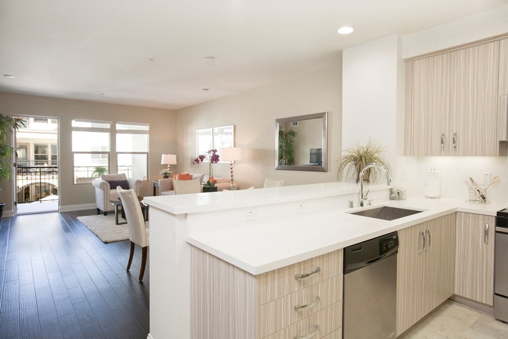 Horizons at Calabasas kitchen area with appliances