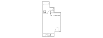 Criterion Promenade studio floor plan