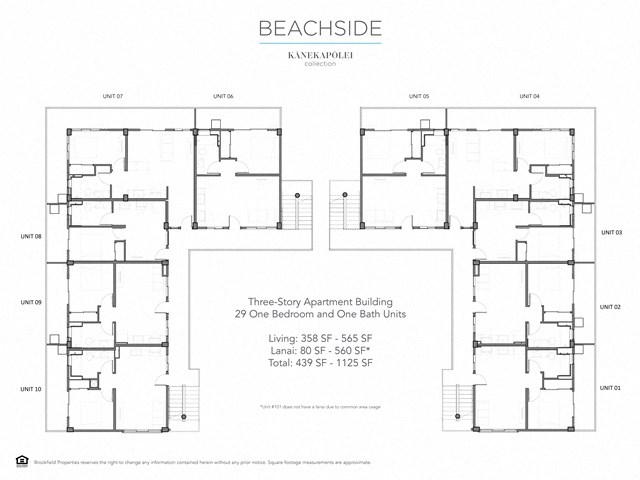 Kanekapolei Collection Beachside Floor plans