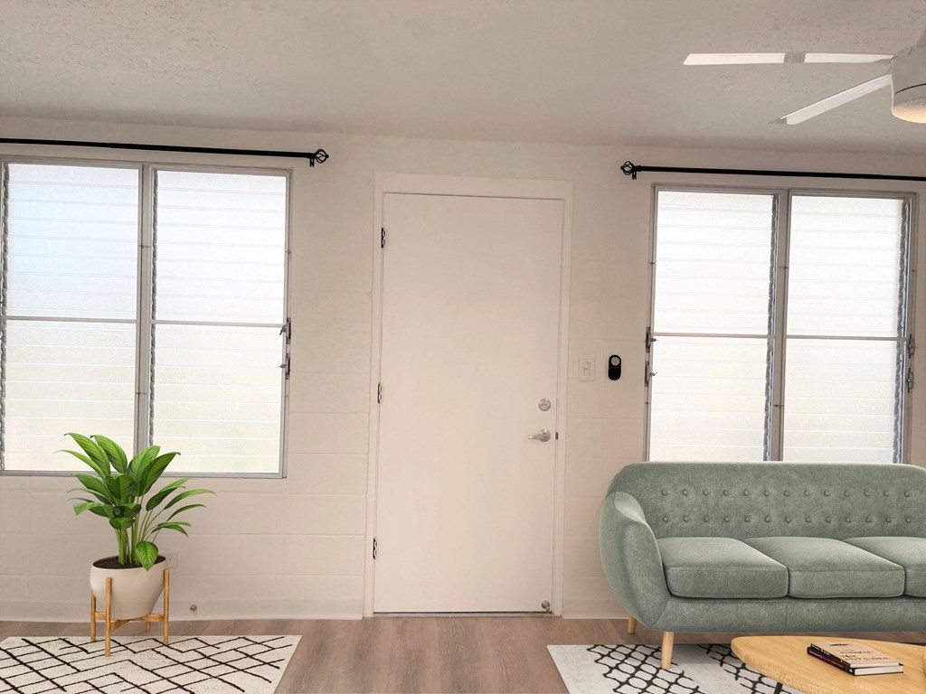 2848 On Date Entry and Living Room Area