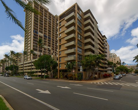 Napili Towers exterior building during the day