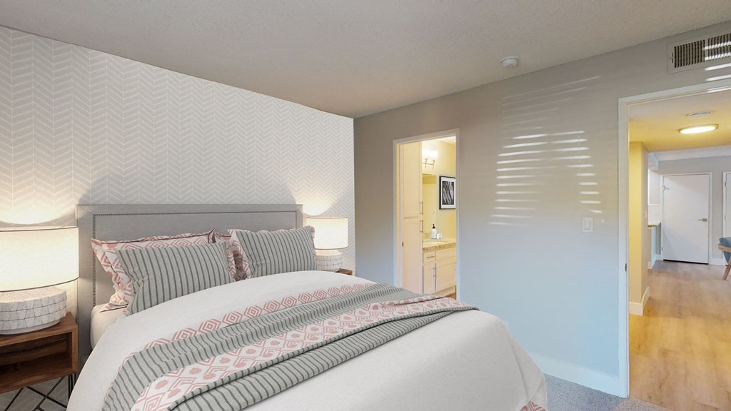 Artisan Oaks guest bedroom staged