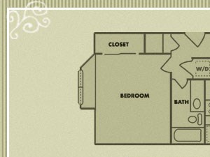 Meadow Green Apartments 2 Bedroom 2 Bathroom floor plan Meadow Green Apartments 2 Bedroom 2 Bathroom floor plan