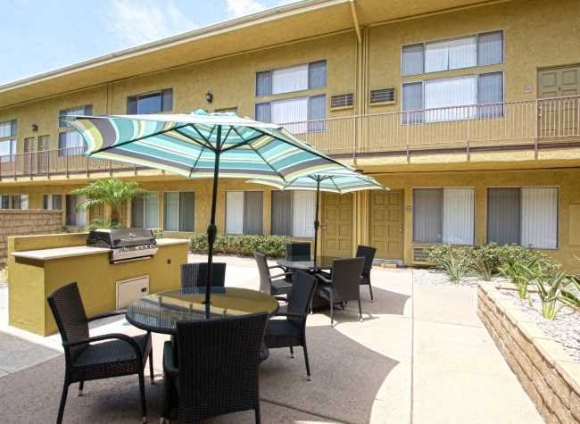 University Commons courtyard