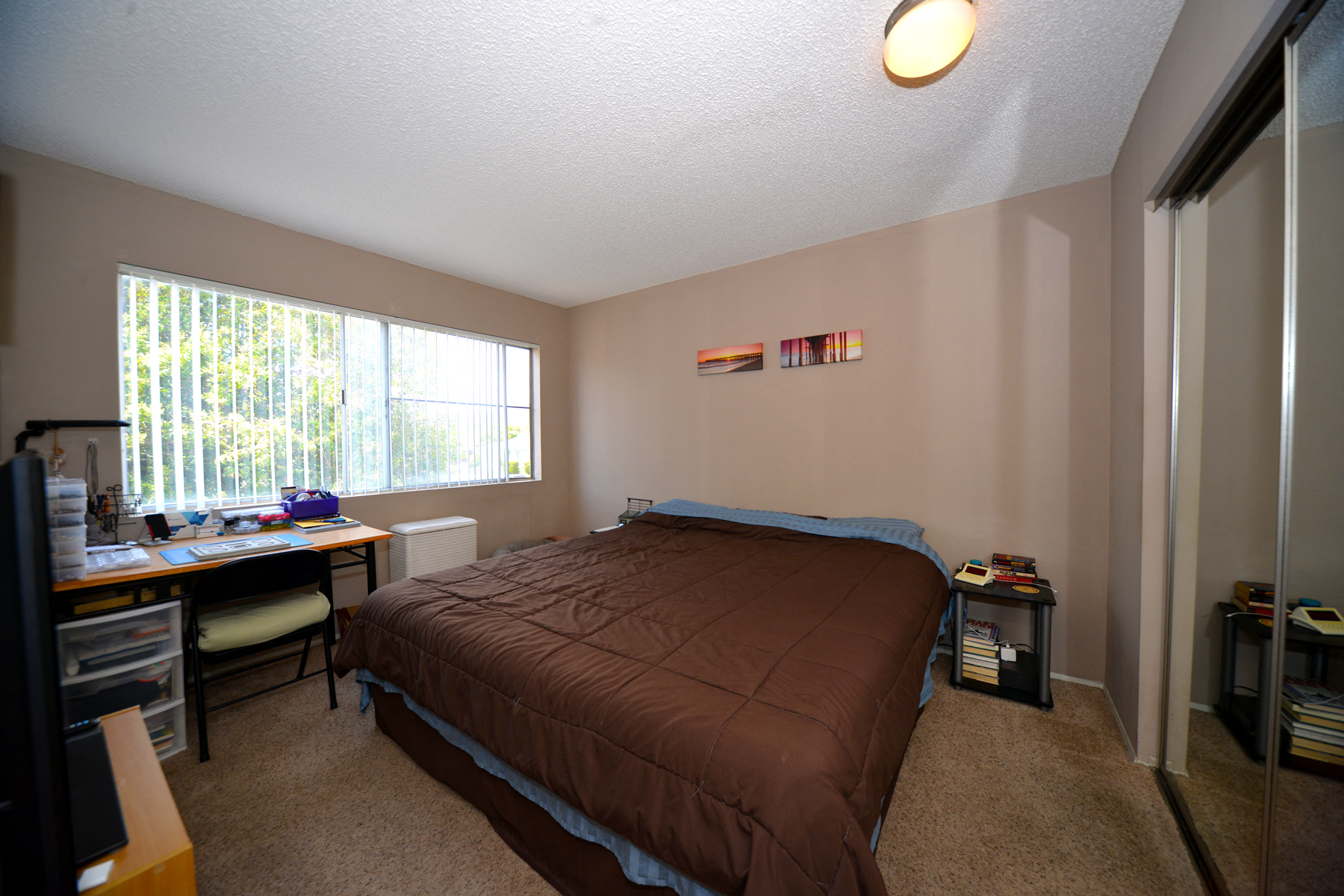 Ocean View Townhomes two bedroom one bathroom master bedroom