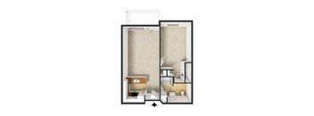Brandenwood_SmallOneBedroom_3DFloorplan(1)