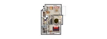 Brandenwood_TwoBedroom_3DFloorplanStaged(1)
