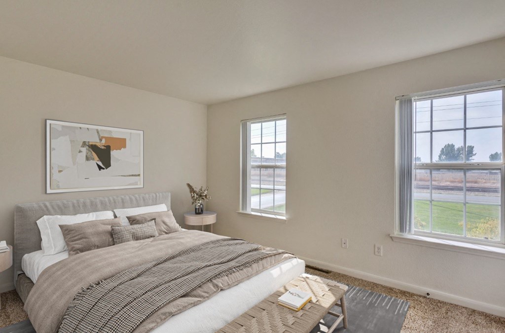 Bull Run staged bedroom