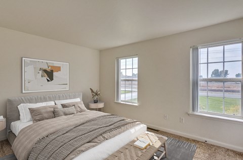 Bull Run staged bedroom