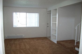Village Townhomes living room and window