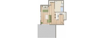 1423 on 6th Studio Floorplan